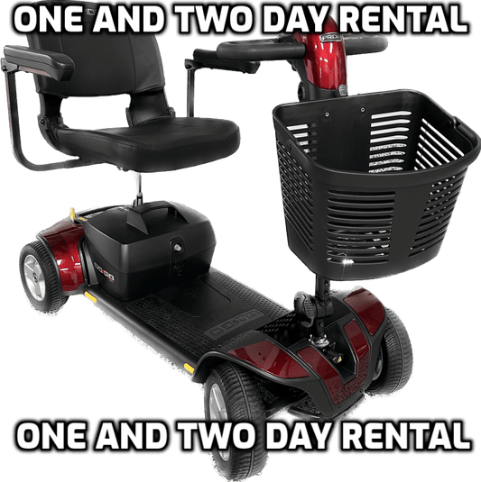 1 & 2 Day Rentals $85 Flat Rate Price Mobility Scooter Rental 300 Pound Capacity - scooterkingorlando.com