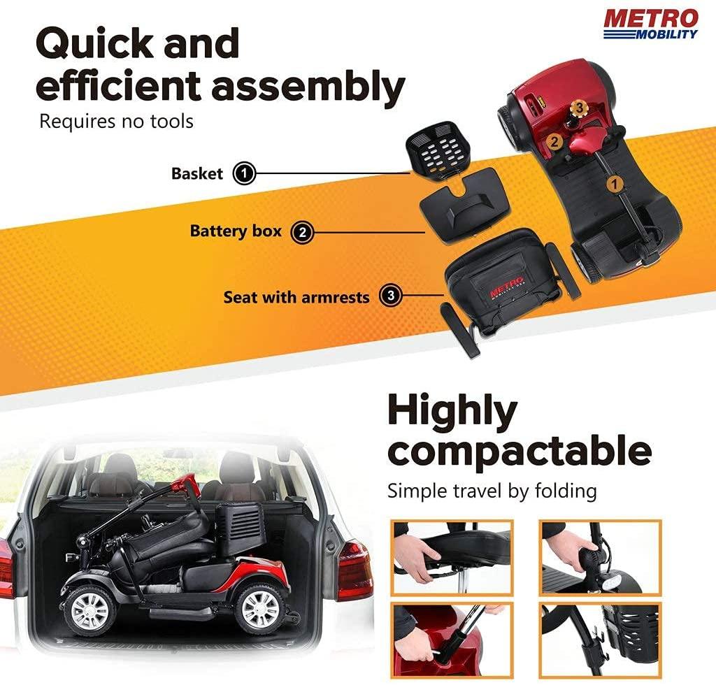 Multiday Mobility & ECV Travel Scooter Rental 300 Pound Capacity (3 or more days) - scooterkingorlando.com