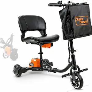 Which Orlando scooter rental has a foldable model that fits in an Uber, Lyft, or small car trunk?