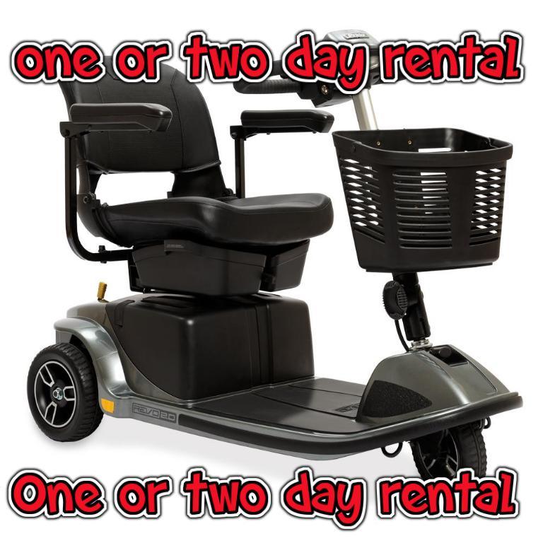 1 & 2 Day Rentals $100 Flat Rate 3 Wheel 400 Pound Rated Scooter - scooterkingorlando.com